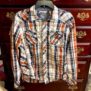 BKE Button Down Shirt Sz L